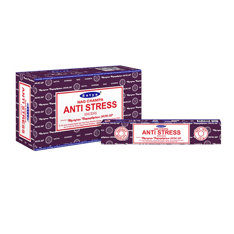 Anti Stress (Purple Box) Satya Incense Sticks