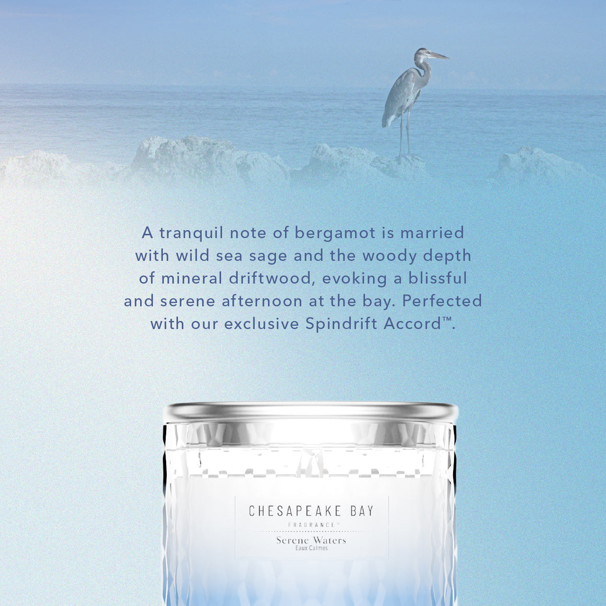 Serene Waters Chesapeake Bay Small Candle
