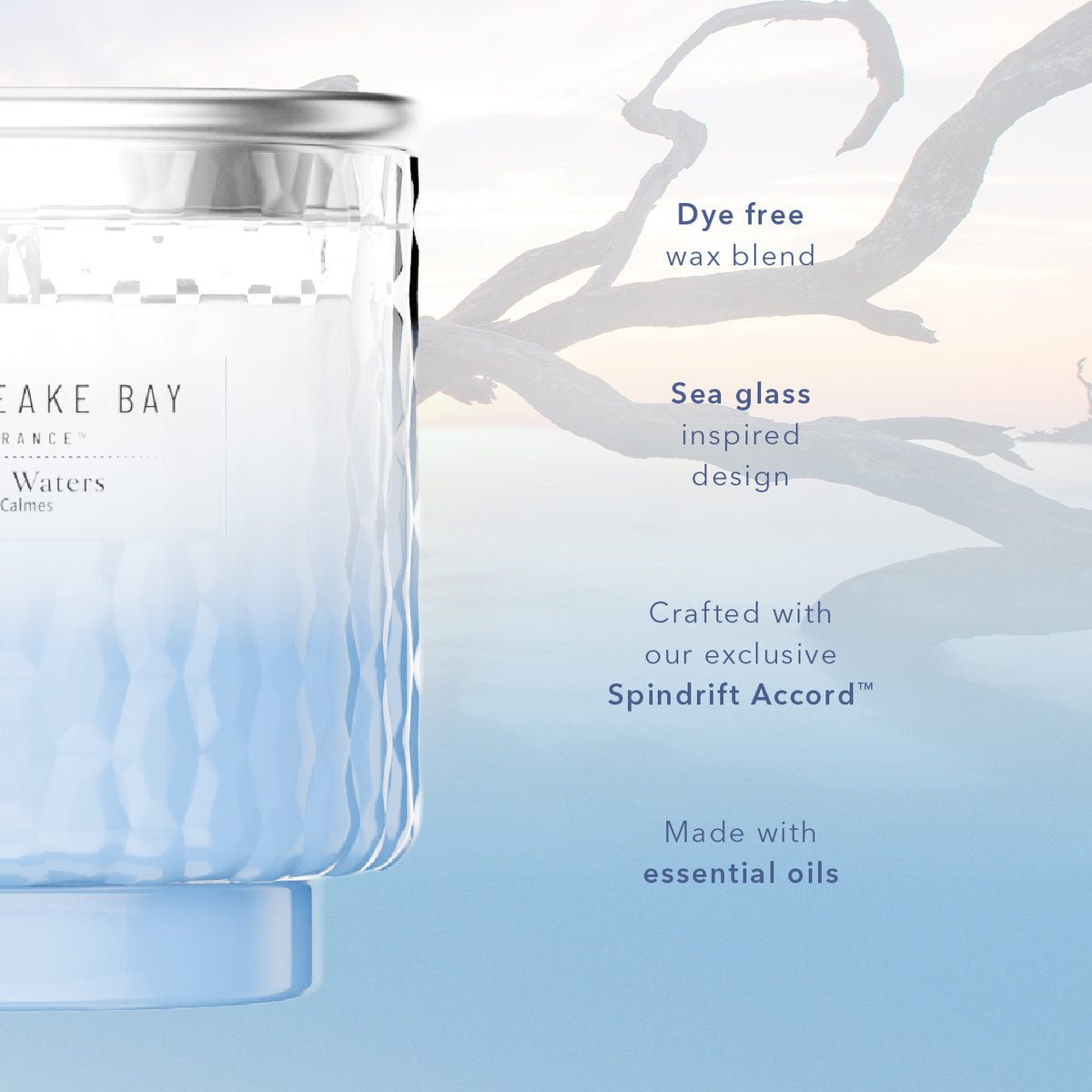 Serene Waters Chesapeake Bay Medium Candle