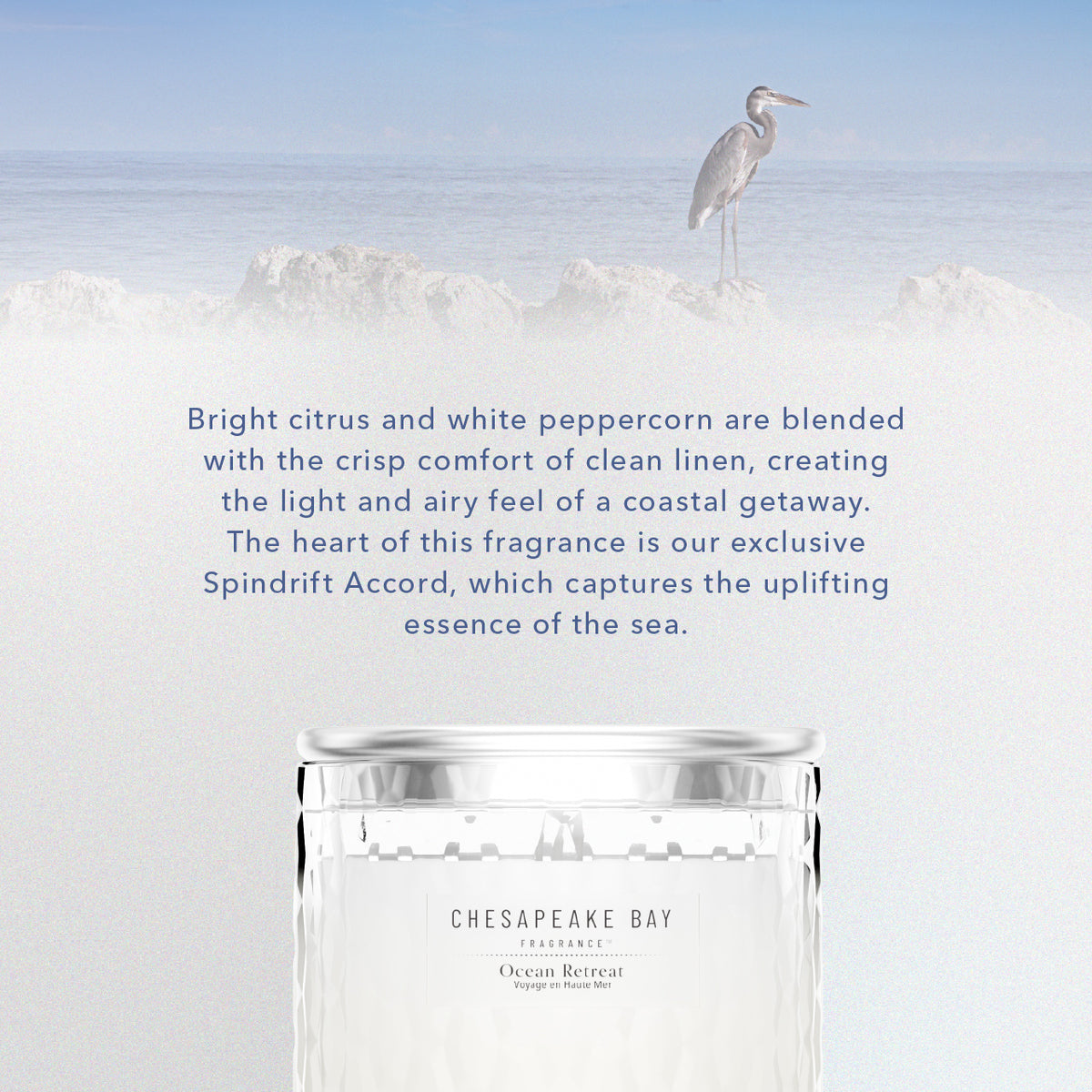 Ocean Retreat Chesapeake Bay Medium Candle
