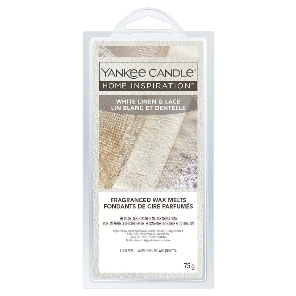 White Linen & Lace Home Inspiration Wax Melt Block