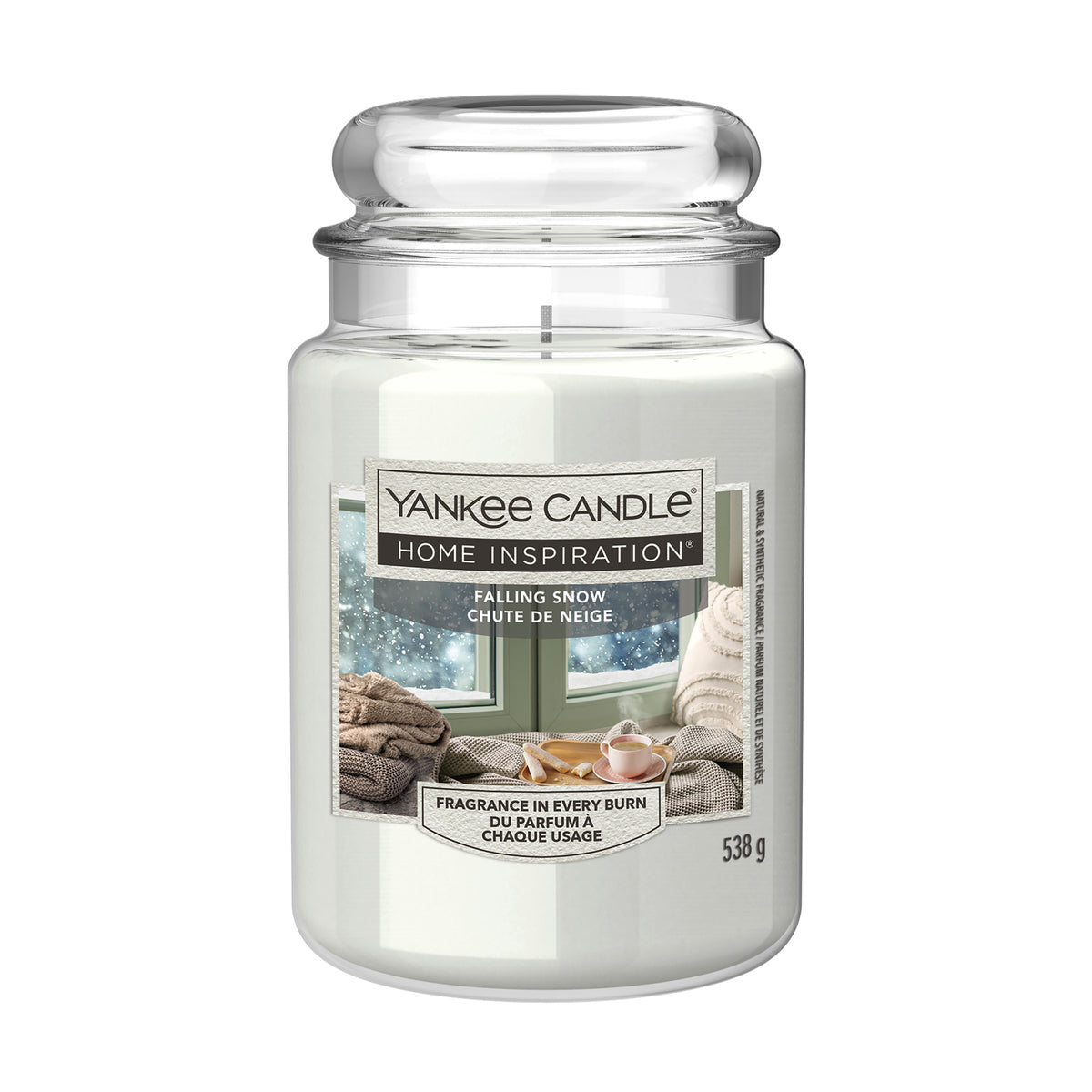 Falling Snow Home Inspiration Large Jar