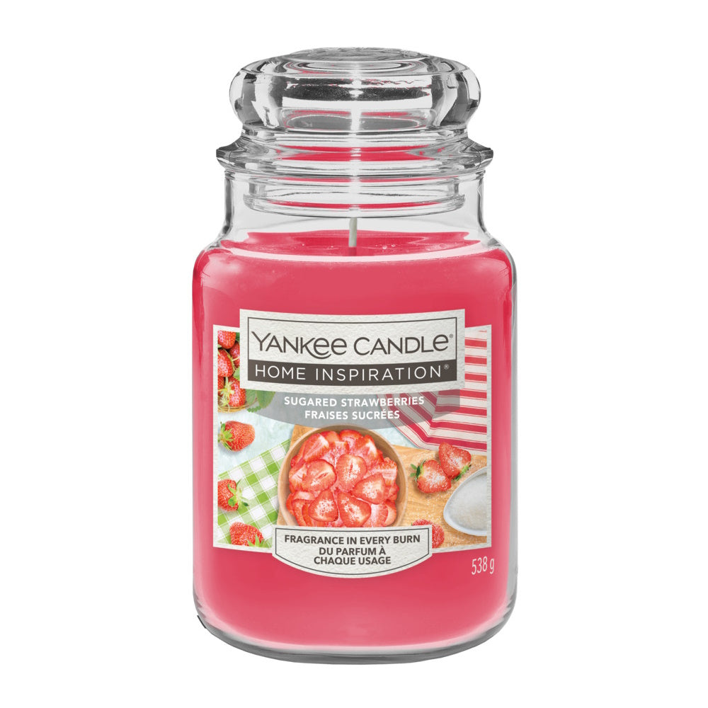 Sugared Strawberries Home Inspiration Large Jar
