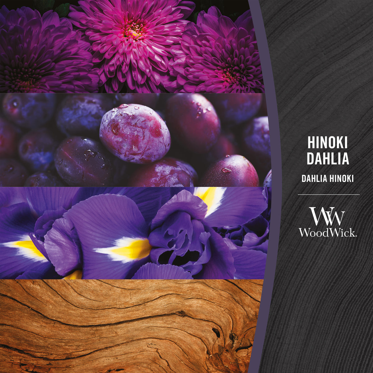 Hinoki Dahlia- WoodWick Large Jar - SALE
