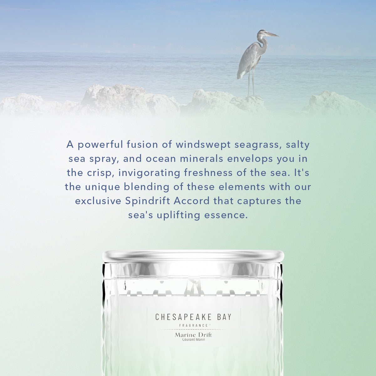 Marine Drift Chesapeake Bay Small Candle