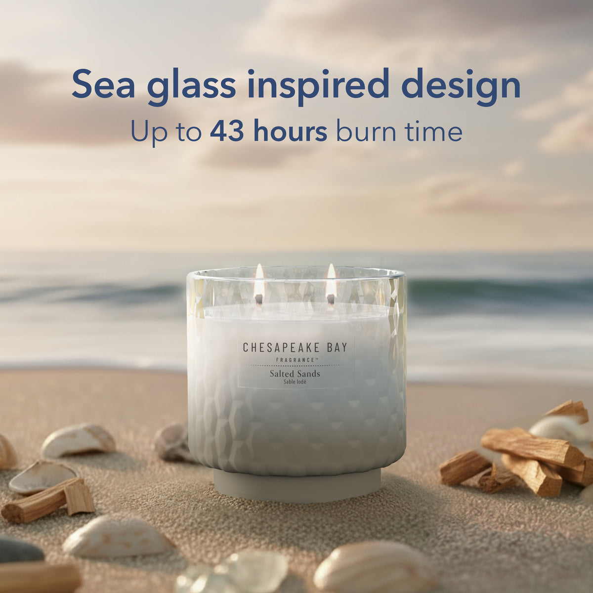 Salted Sands Chesapeake Bay Large Candle