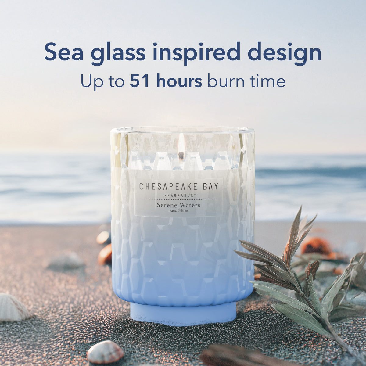 Serene Waters Chesapeake Bay Medium Candle