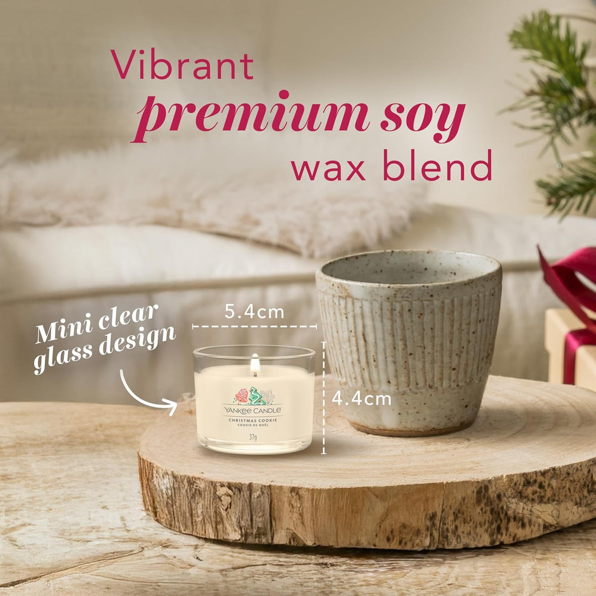 6 Pack Christmas Mini Candle Gift Set - Gift Sale