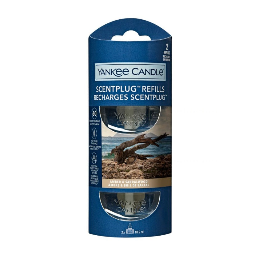 Amber & Sandalwood - Twin Pack Scent Plug Refill