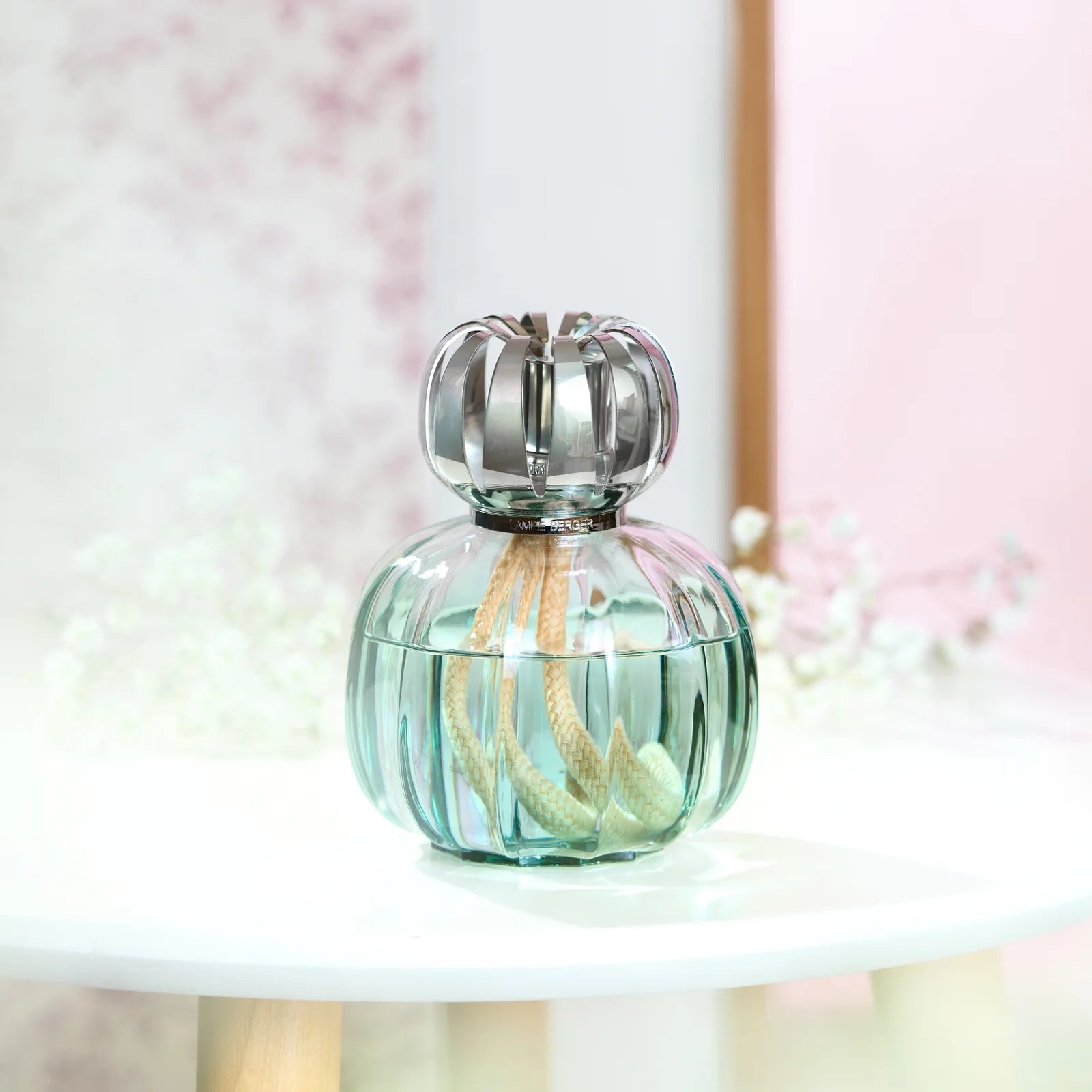 Green Corali Lamp Berger  Gift Pack with Celestial Aqua