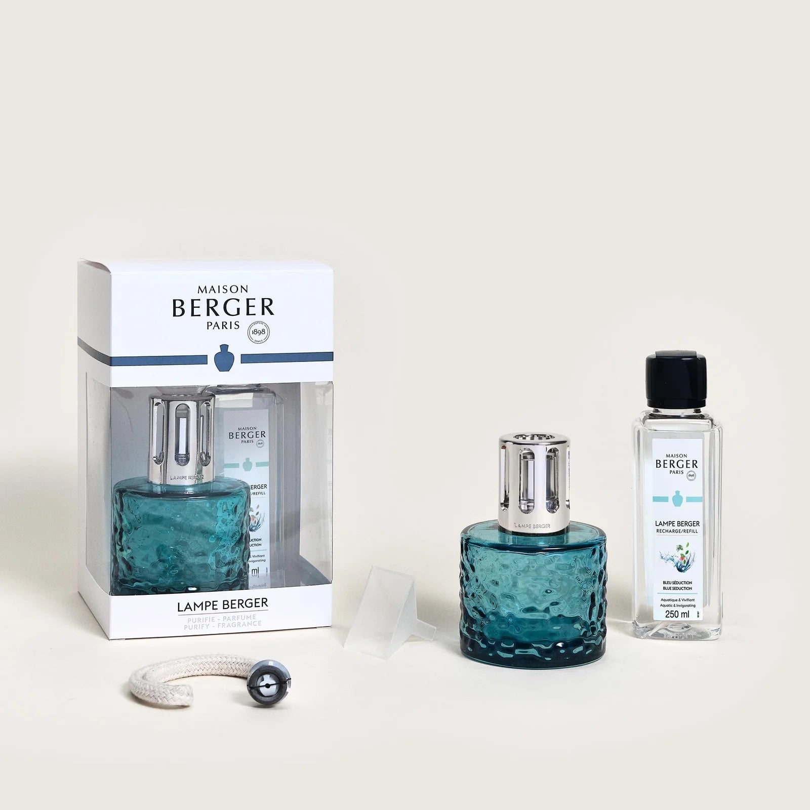 Blue Mirage Lamp Berger Gift Pack with Blue Seduction