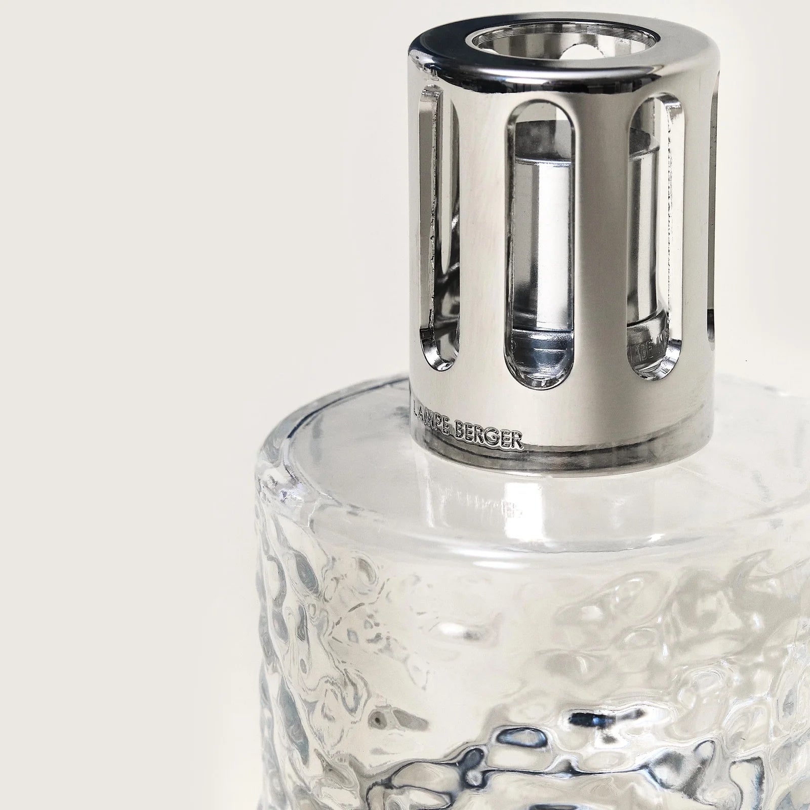 Transparent (Clear) Mirage Lamp Berger Gift Pack with Pure White Tea