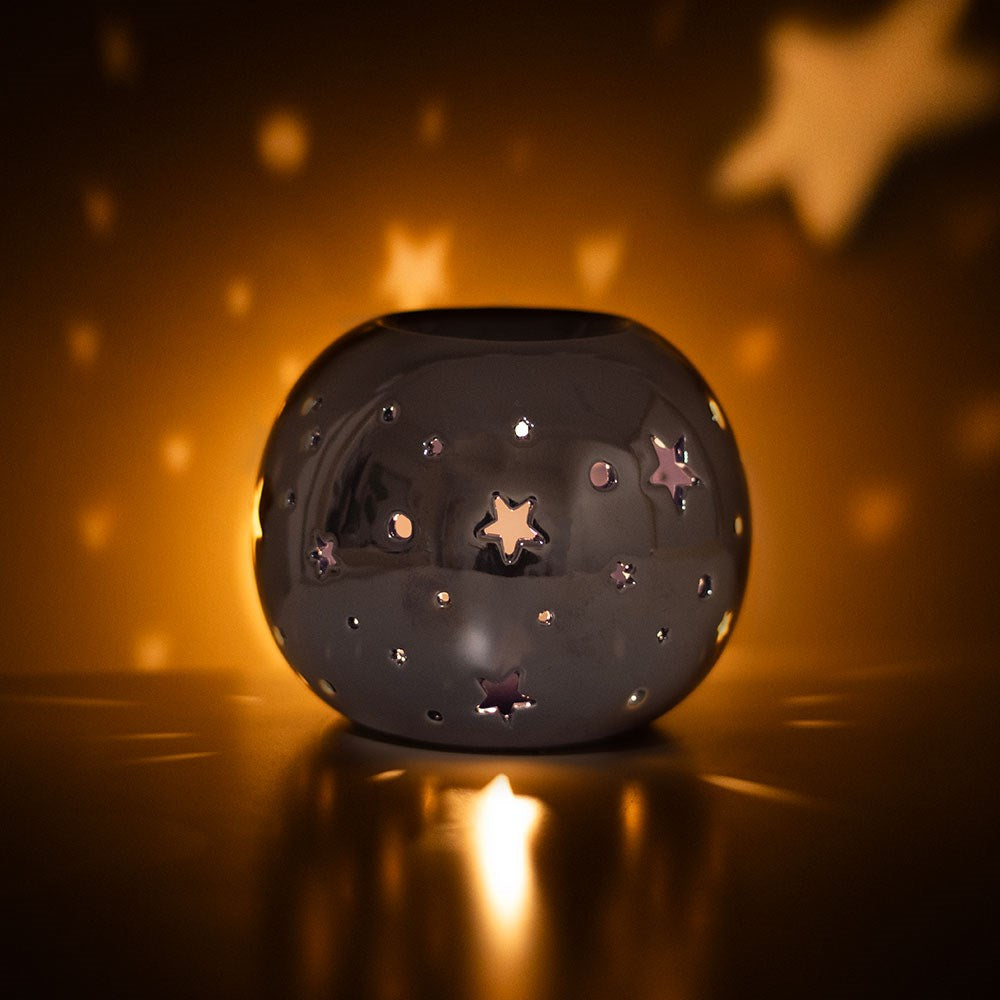 Star Oil Warmer - Purple Iridescent