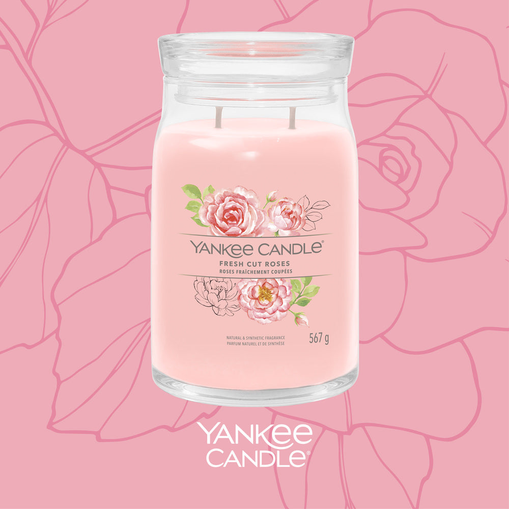 Fresh Cut Roses Signature Large Jar - SALE