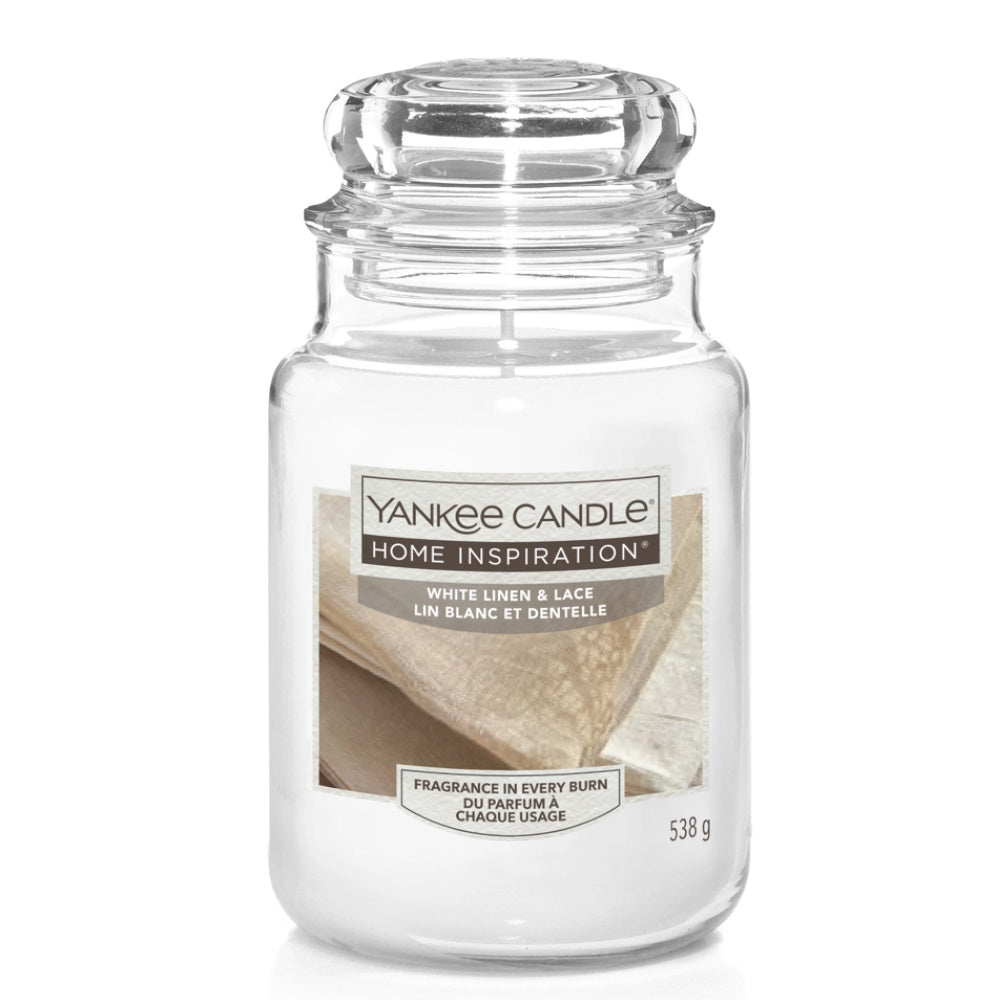 White Linen & Lace Home Inspiration Large Jar