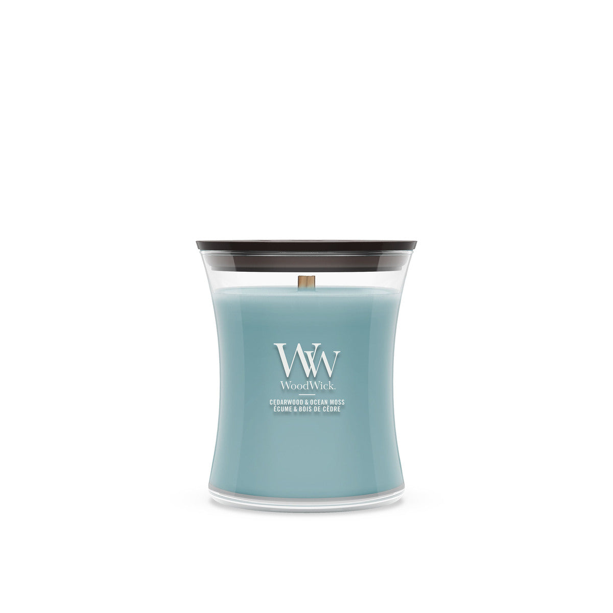 Cedarwood & Ocean Moss WoodWick Medium Hourglass Candle
