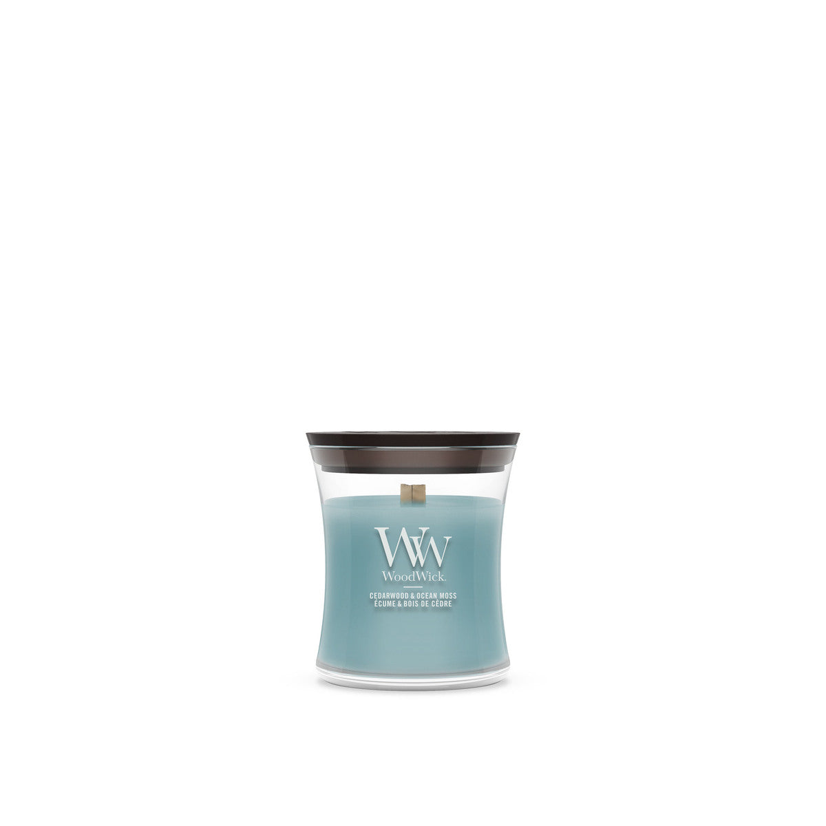Cedarwood & Ocean Moss WoodWick Mini Hourglass Candle