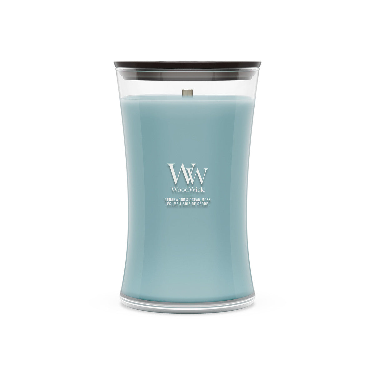 Cedarwood & Ocean Moss WoodWick Large Hourglass Candle