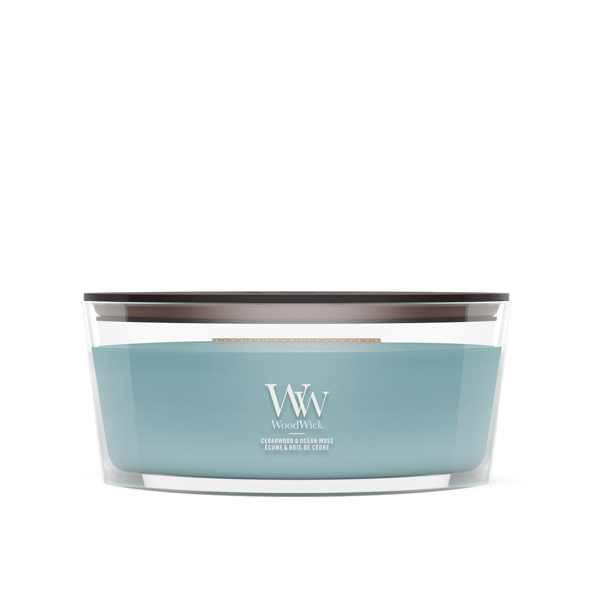 Cedarwood & Ocean Moss WoodWick Ellipse Candle
