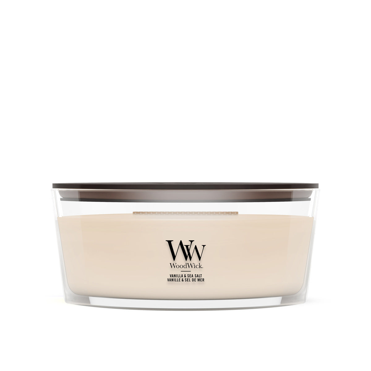 Vanilla & Sea Salt WoodWick Ellipse Candle