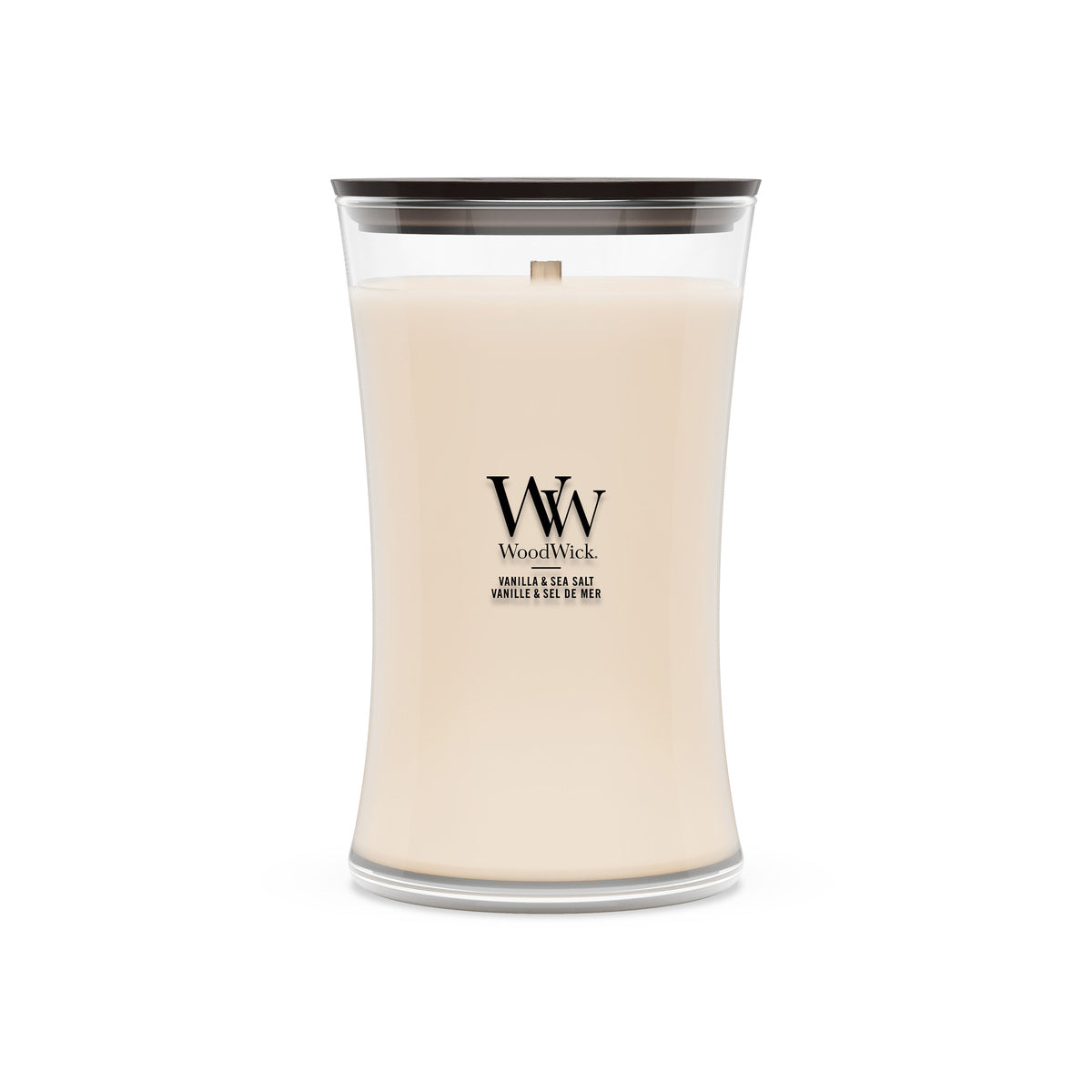Vanilla & Sea Salt WoodWick Large Hourglass Candle