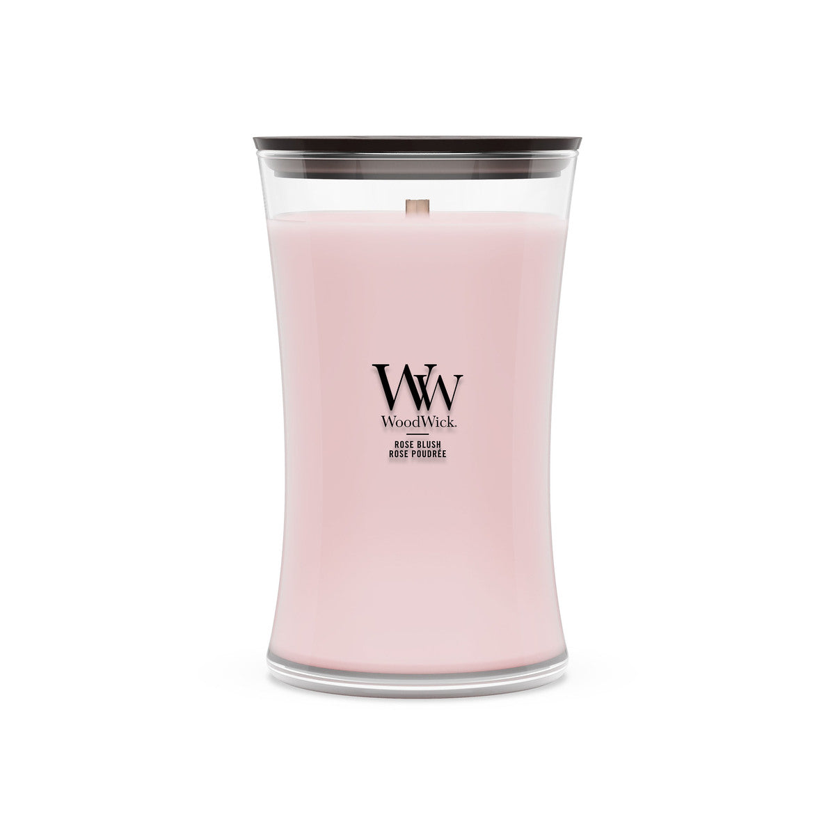 Rose Blush WoodWick Large Hourglass Candle