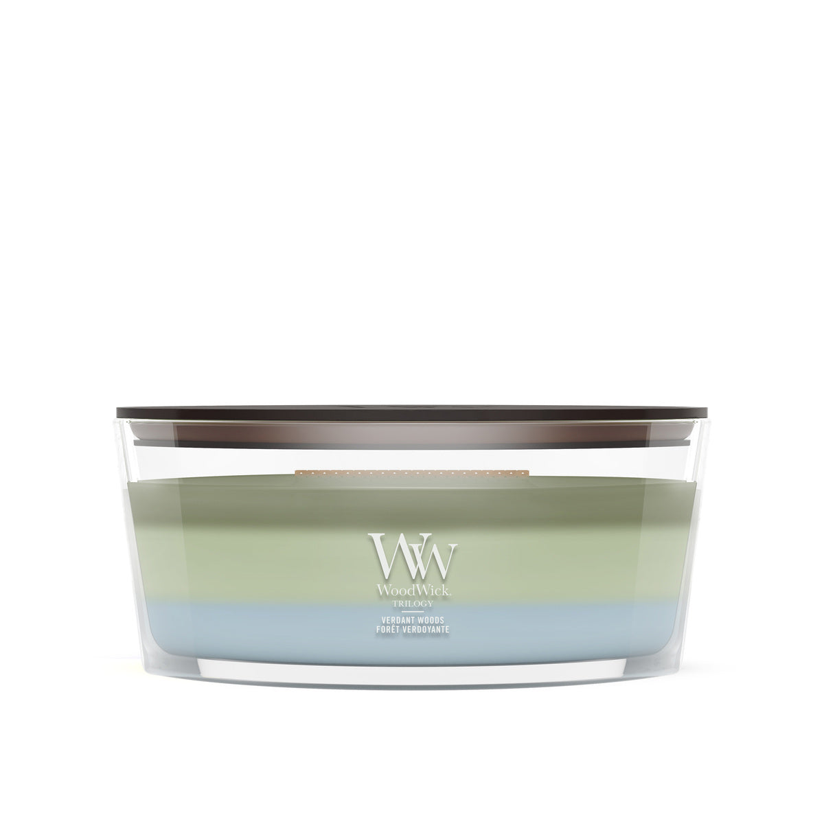 Verdant Woods WoodWick Trilogy Ellipse Candle