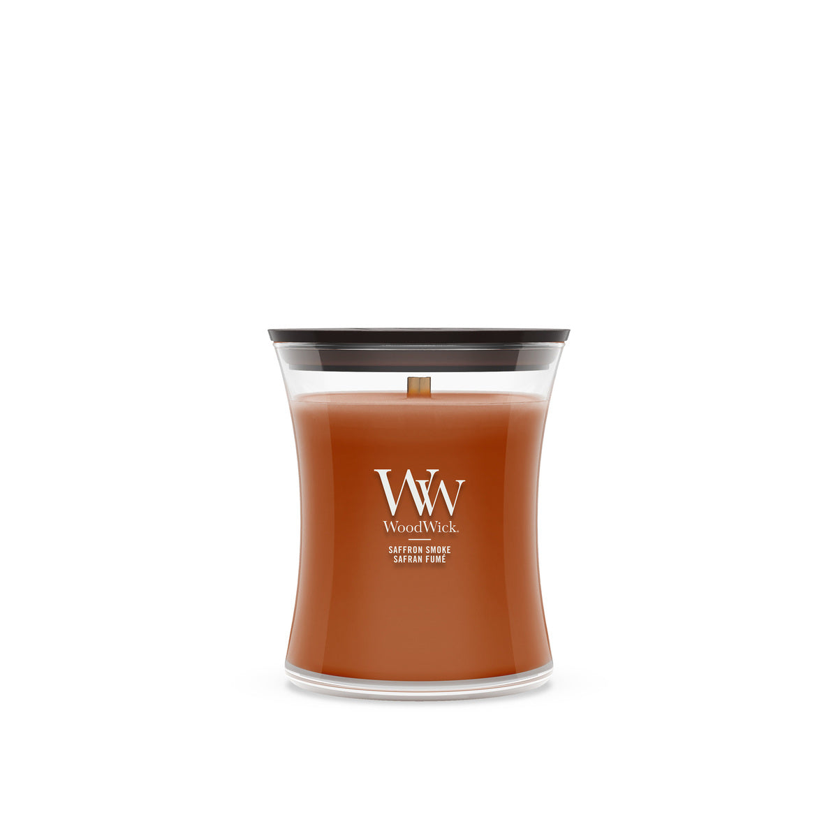 Saffron Smoke WoodWick Medium Hourglass Candle