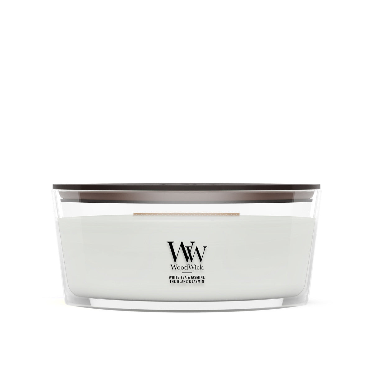 White Tea & Jasmine WoodWick Ellipse Candle