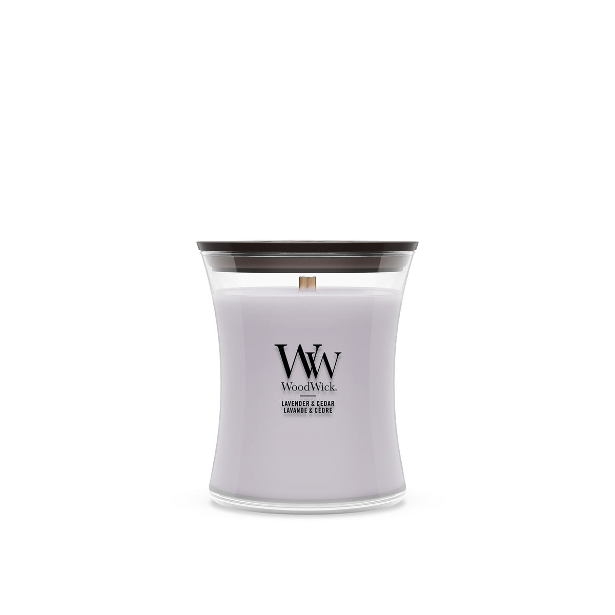 Lavender & Cedar WoodWick Medium Hourglass Candle