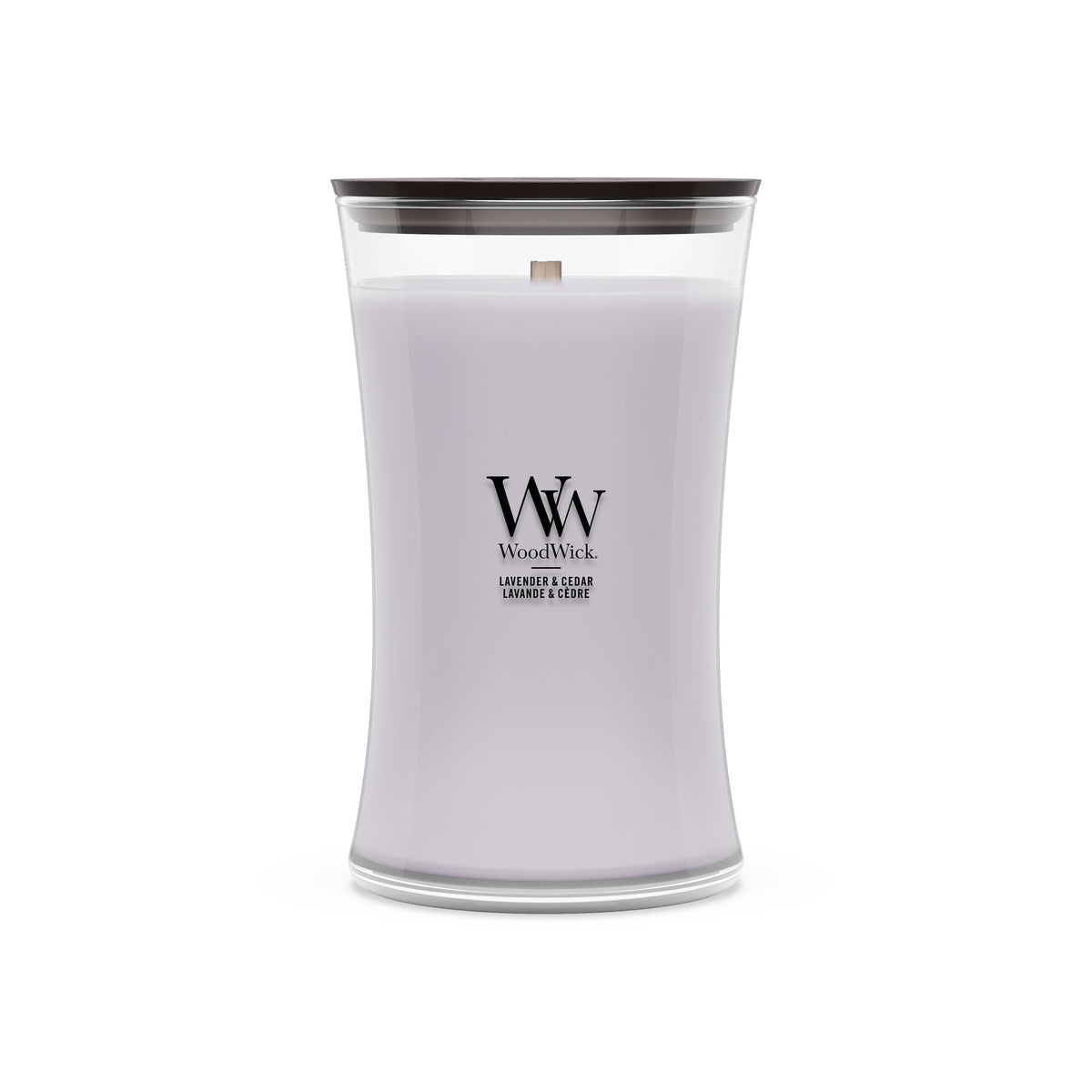 Lavender & Cedar WoodWick Large Hourglass Candle