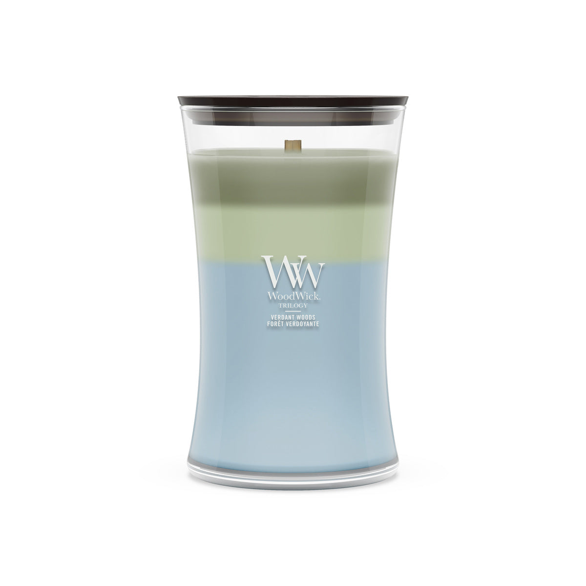 Verdant Woods WoodWick Trilogy Large Hourglass Candle