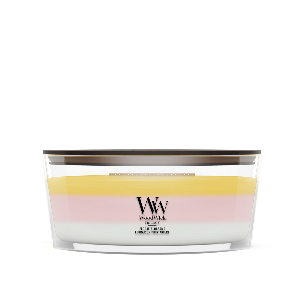 Floral Blossoms WoodWick Trilogy Ellipse Candle