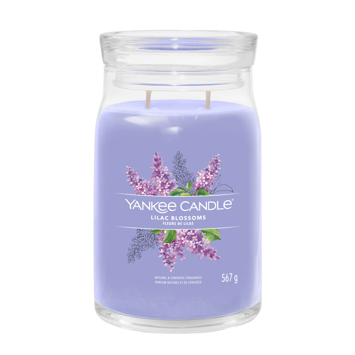 Lilac Blossoms Signature Large Jar - Sale