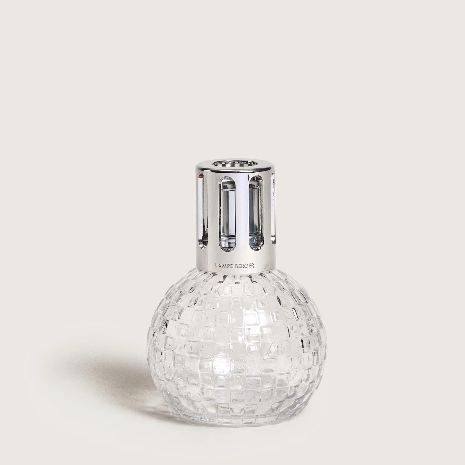 Transparent (Clear) Disco Lamp Berger Set with Liliflora Fragrance