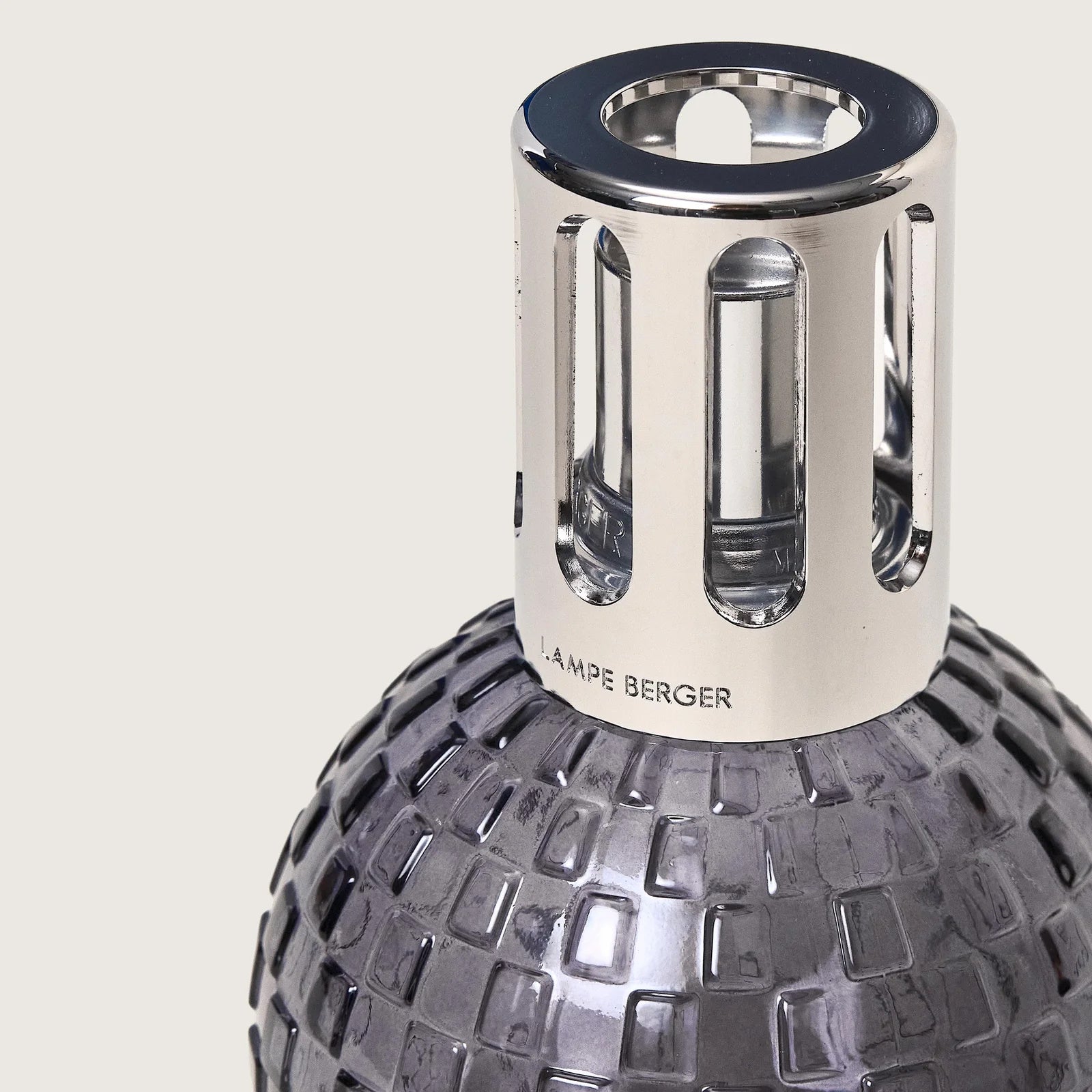 Grey Disco Lamp Berger Set with Amber Powder Fragrance