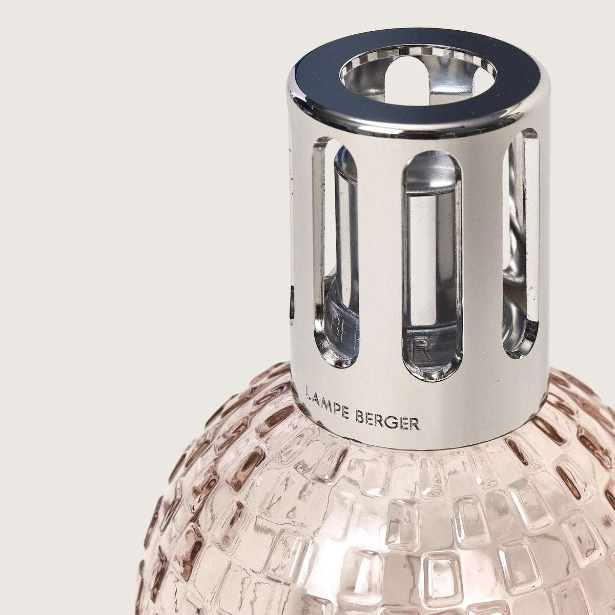 Rose Pink Disco Lamp Berger Set with Sweet Grapefruit Fragrance