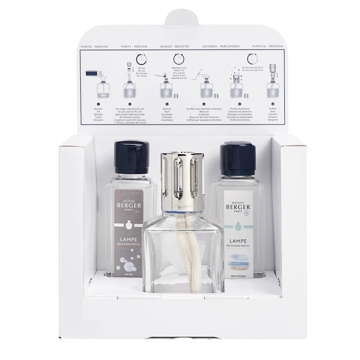 Lamp Berger Ritual Starter Kit with Air Pur So Neutral & Ocean Breeze