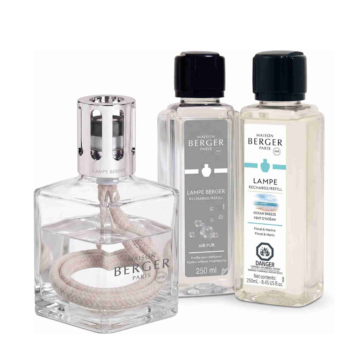 Lamp Berger Ritual Starter Kit with Air Pur So Neutral & Ocean Breeze