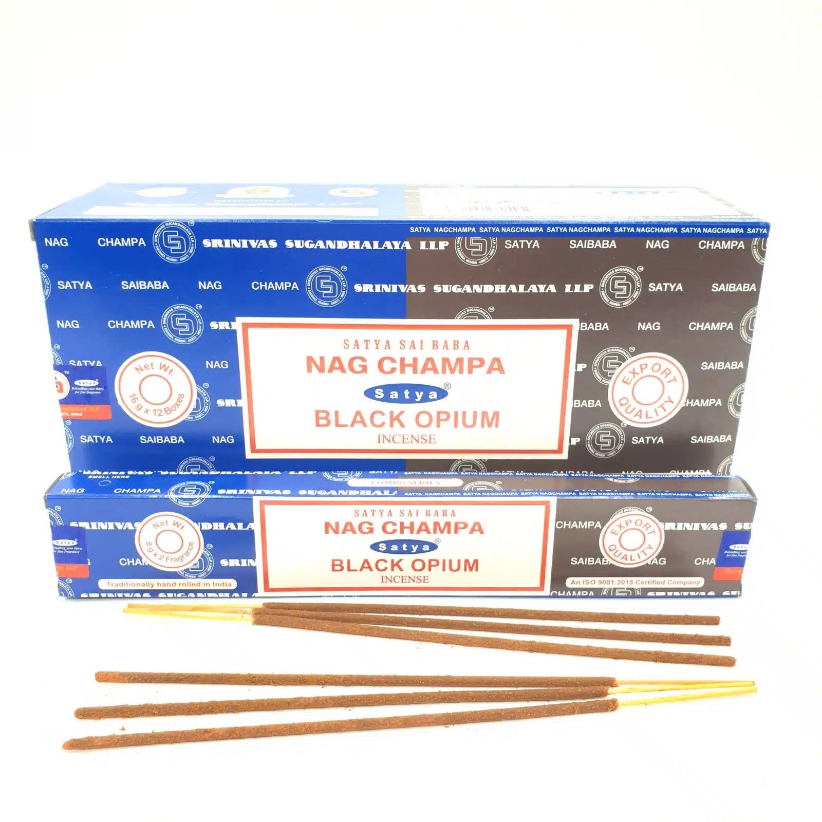Satya Incense Sticks Duo Pack - Nag Champa & Black Opium