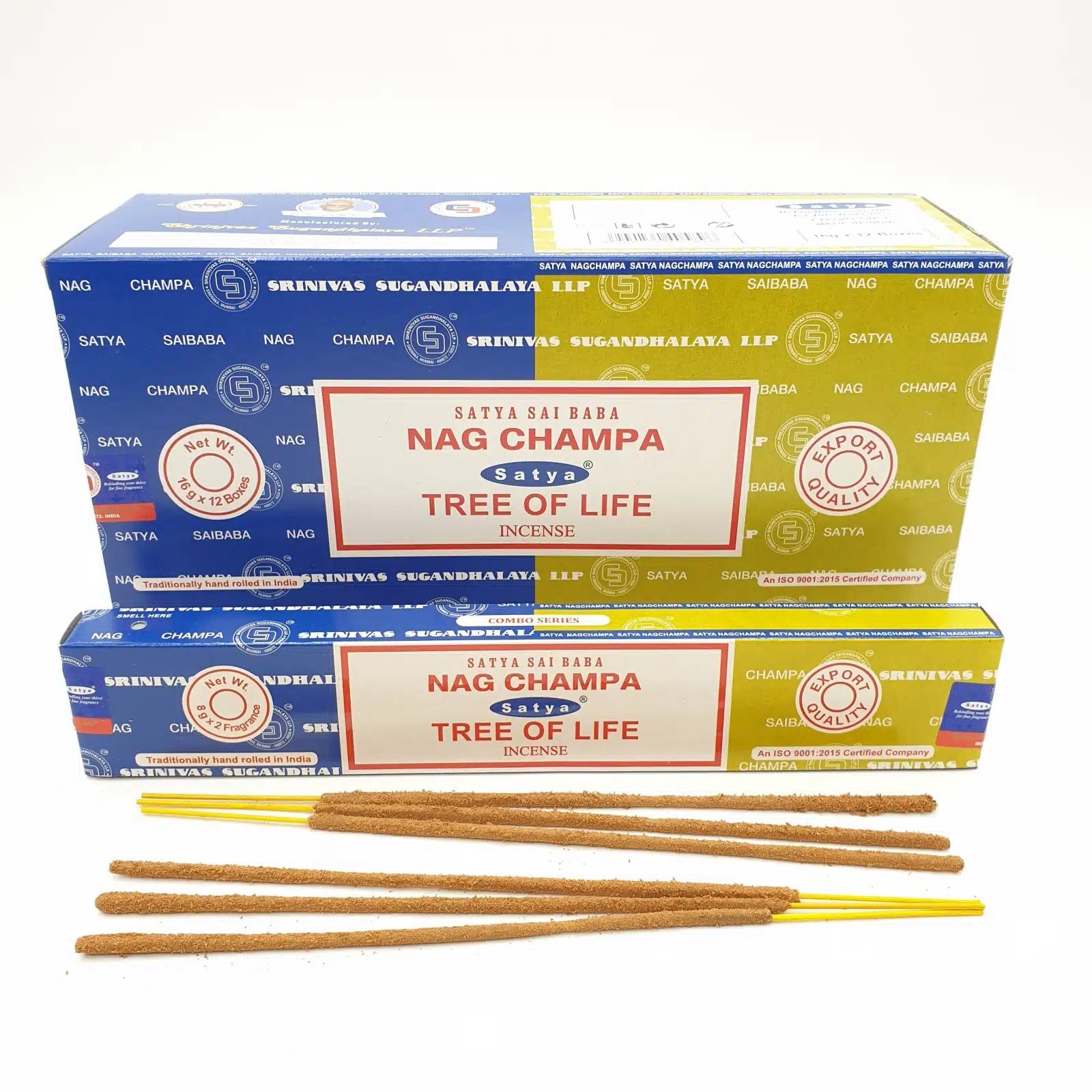 Satya Incense Sticks Duo Pack - Nag Champa & Tree of Life