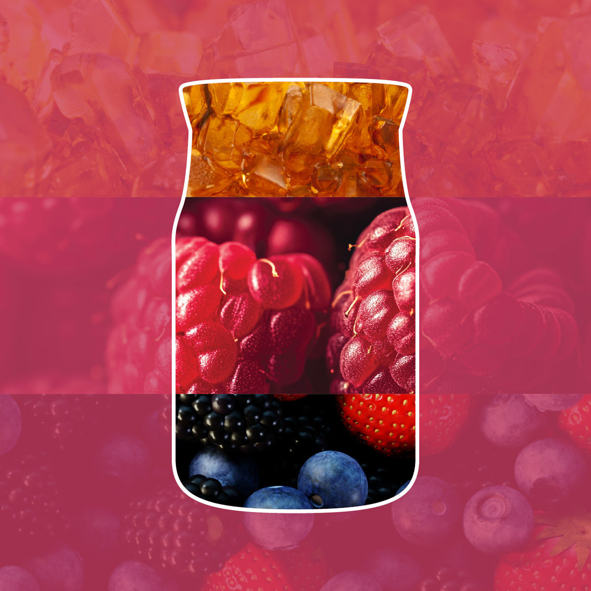 Red Raspberry Medium Jar