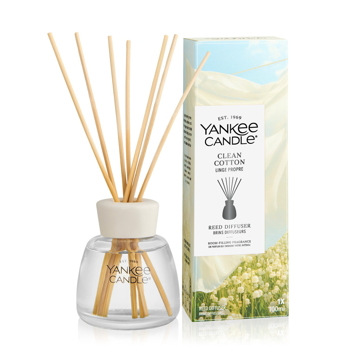 Clean Cotton Yankee Reed Diffuser - 100ml