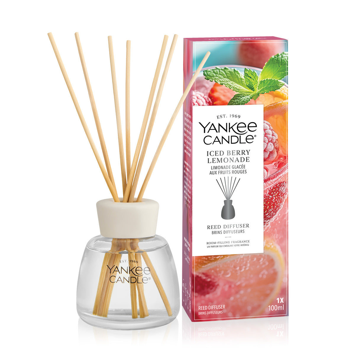 Iced Berry Lemonade Yankee Reed Diffuser - 100ml