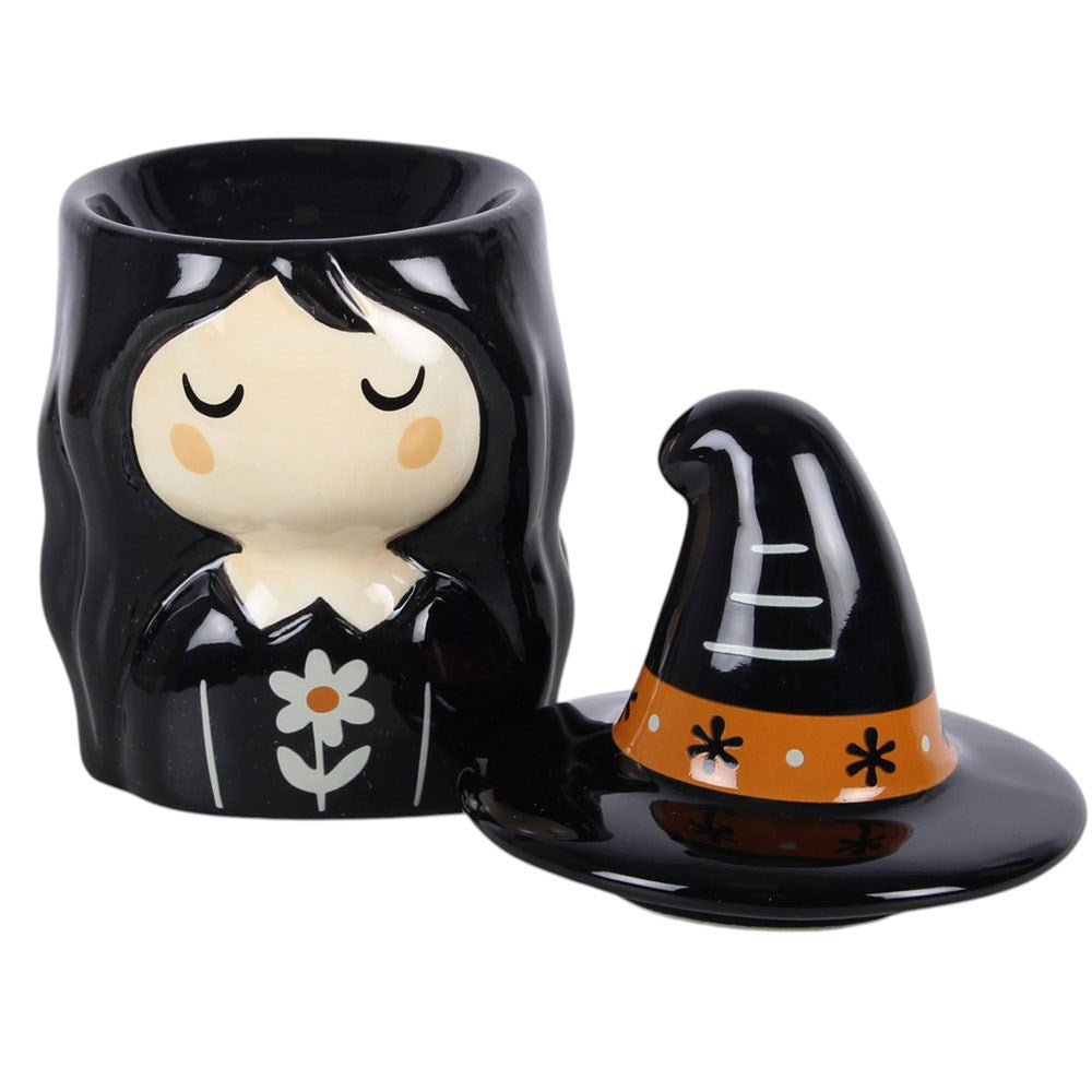 Frightful Folk Witch Ceramic Melt Warmer and Oil Burner