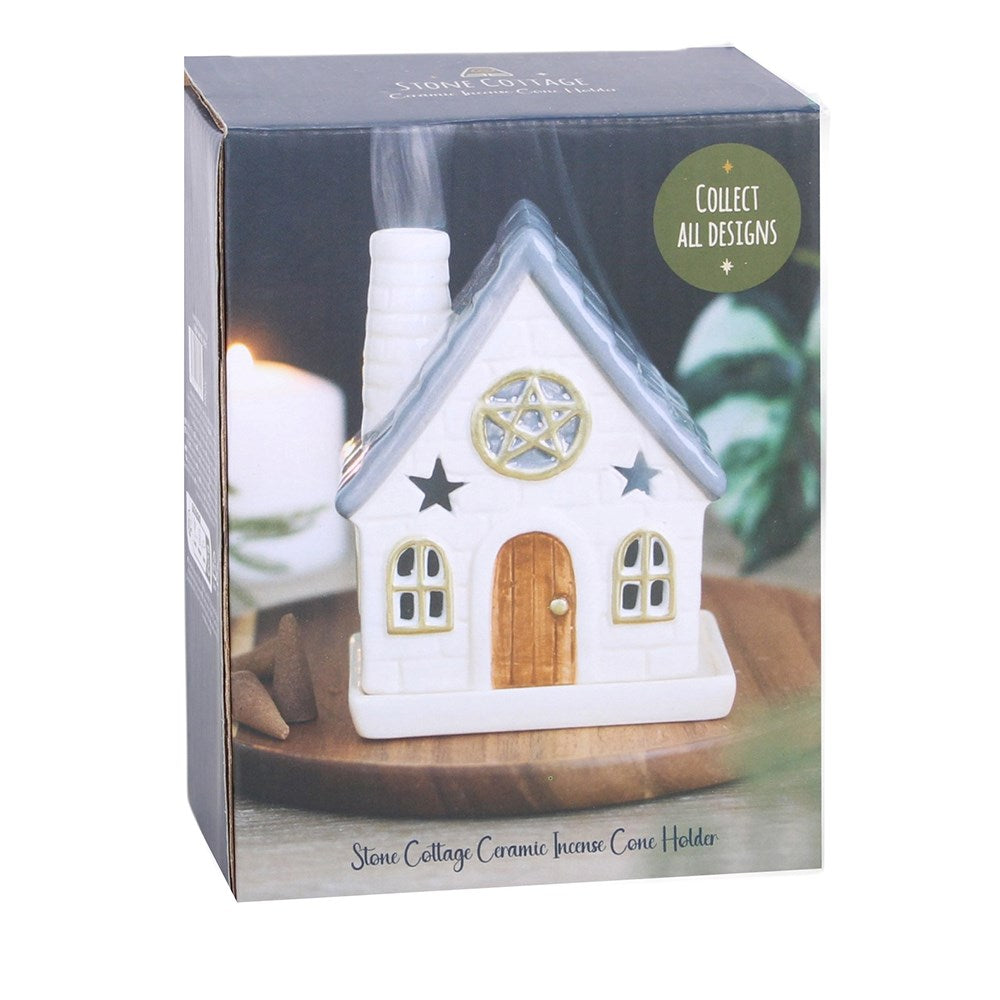 Stone Cottage Ceramic Incense Cone Burner