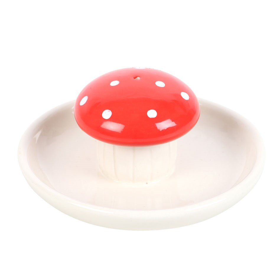Mushroom Ceramic Incense Stick Holder