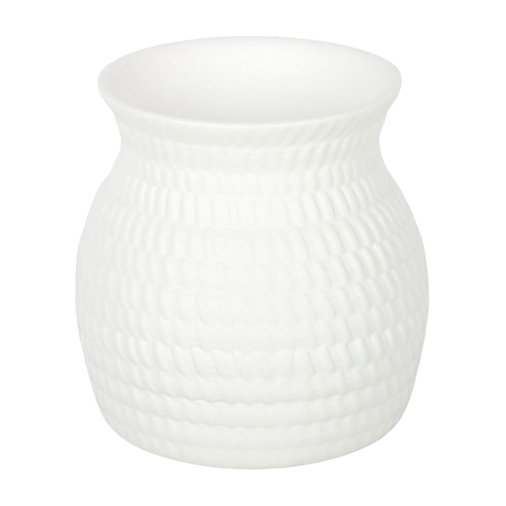 Woven Basket Effect Melt Warmer and Oil Burner