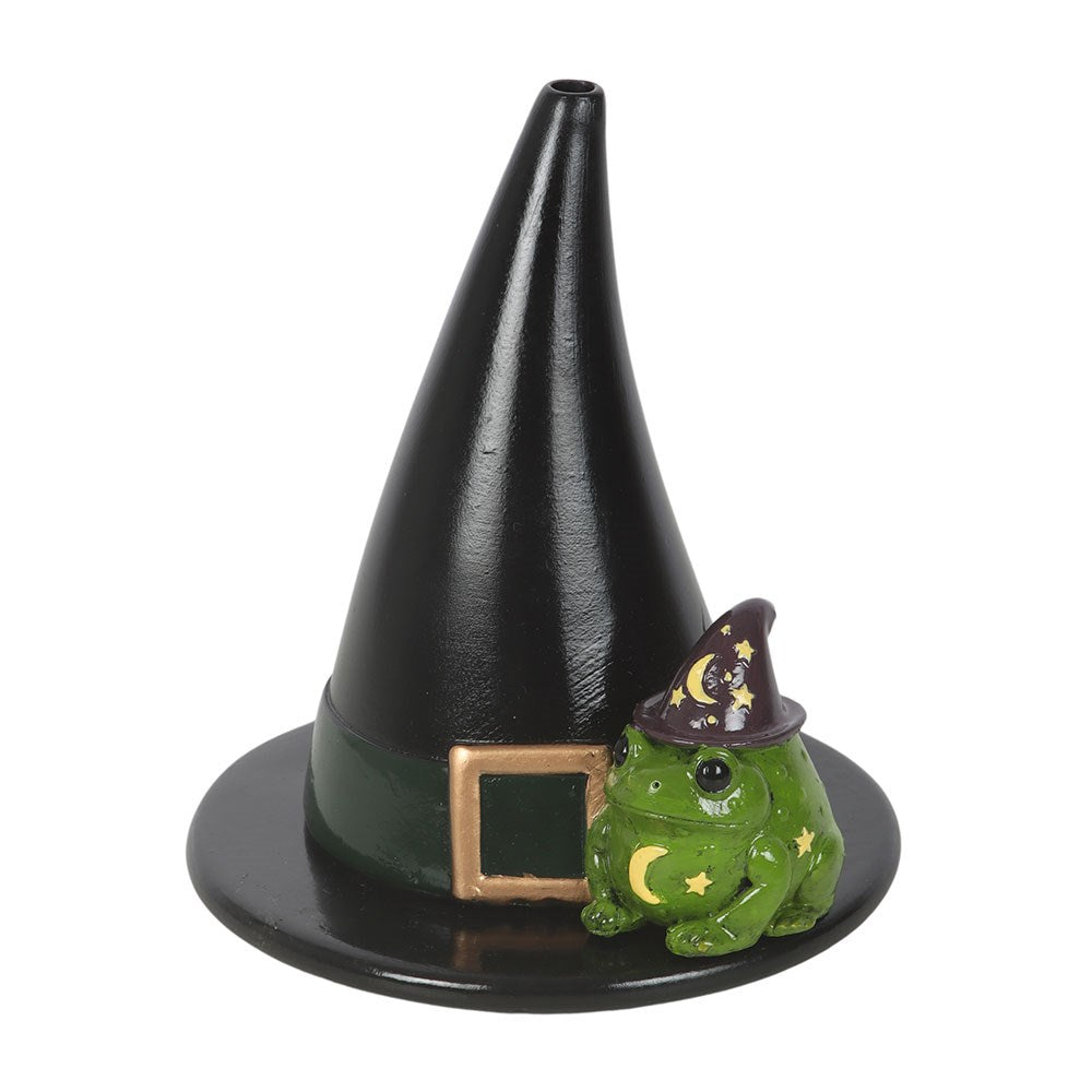 Magic Toad and Witch Hat Incense Cone Burner