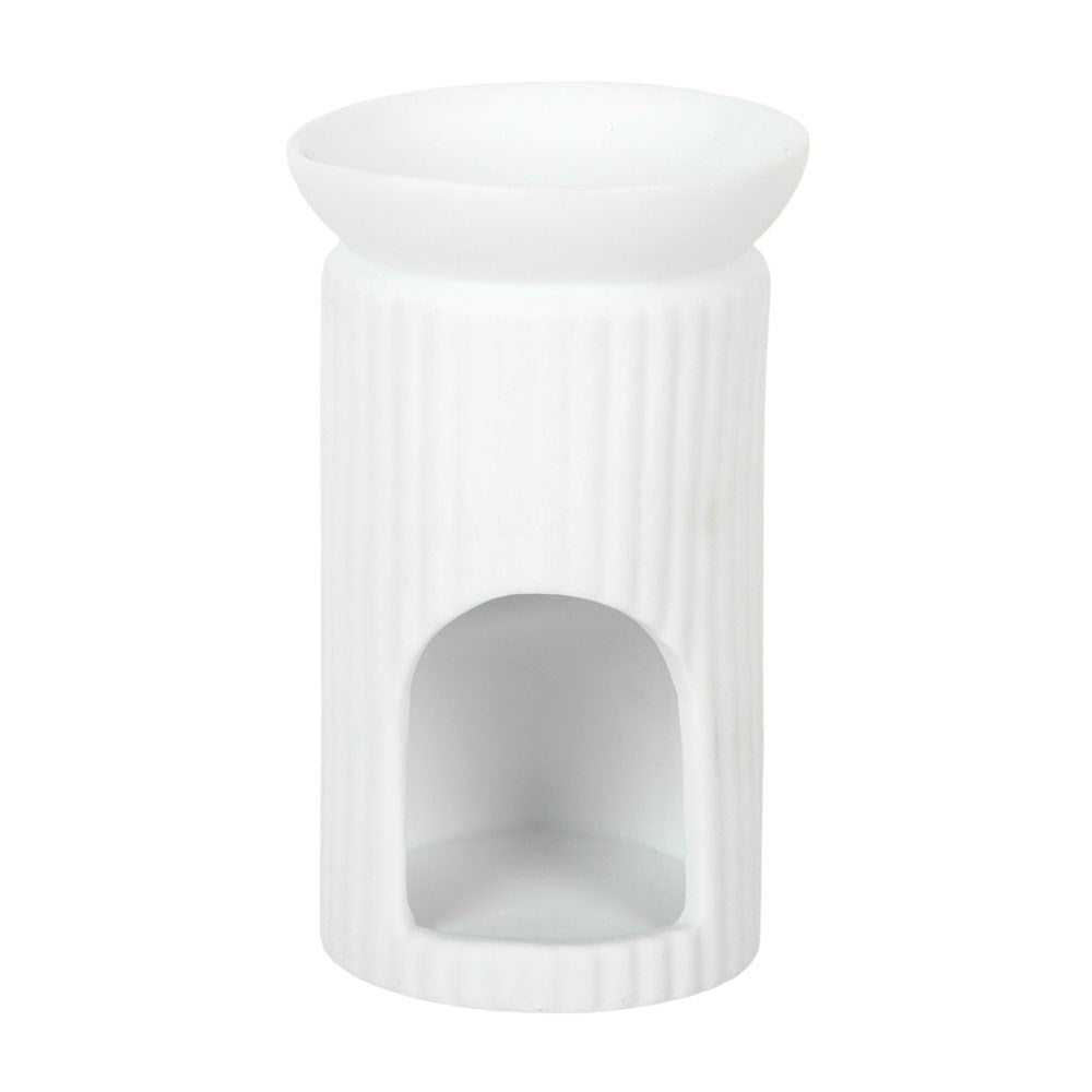 Ribbed Column Melt Warmer and Oil Burner
